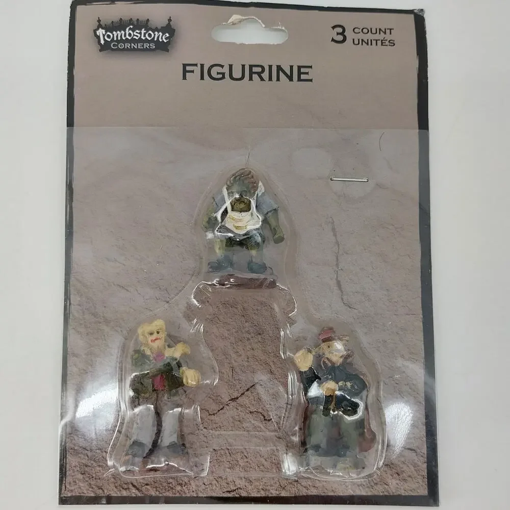 Tombstone Corners Figures 2 Sets Scary Halloween Frankenstein